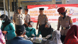 Sambut Hari Bhayangkara Ke-80, Polres Mojokerto Kota Gelar Pemeriksaan Kesehatan Gratis