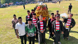 Jadi Simbol Rasa Syukur, Grebeg Suro Desa Sumberagung-Sumbermanjing Wetan Berlangsung khidmat
