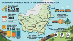 Trans Kalimantan Jadi Harapan Baru, Kalimantan Berpeluang Miliki Kereta Api Hijau dan Modern Pertama di Indonesia