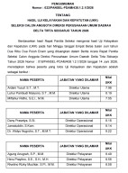 9 Kandidat Direksi Perumda Delta Tirta Sidoarjo Lolos UKK, Siap Berebut Kursi Pimpinan di Tahap Wawancara Akhir