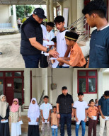 BNNP Aceh Lakukan Bakti Sosial  Curve Membersihkan Meunasah Gampong Lamgapang