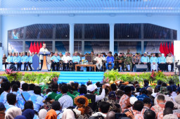 Ketahanan Pangan Indonesia Diperkuat TNI dan Polri 