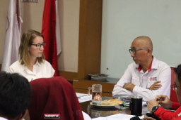 Peneliti Umea University Swedia Kunjungi PMI Jakarta Utara, Diskusi Tentang Kesiapan Hadapi Heat Stroke Dan Kekeringan 