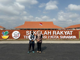 Ajeng Wira Wati Tinjau Sekolah Rakyat, Optimis Surabaya Bebas Anak Putus Sekolah