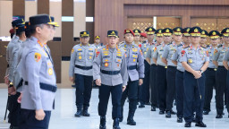 Kapolri Kukuhkan Kenaikan Pangkat Empat Pejabat BNN