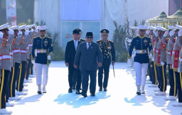 Presiden Prabowo Subianto memimpin Upacara Peringatan ke-80 Hari Bhayangkara Tahun 2026