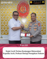 Kajati Banda Aceh Terima Kunjungan Kapolda Aceh Yang Baru
