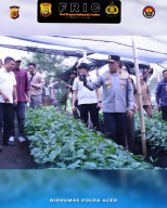 Wakapolda Aceh Dampingi Mentan Dialog Dengan Petani Kopi, Upaya Penguatan Pembibitan Kopi Gayo