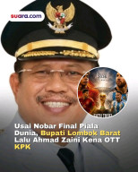 KPK Amankan Bupati Lombok Barat Melalui Proses OTT