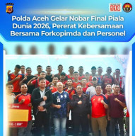 Polda Aceh Gelar Nobar Final Piala Dunia 2026