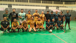 Pererat Sinergi, Pengadilan Negeri Sidoarjo Gelar Futsal Persahabatan Bersama SIWO PWI