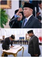 Presiden Prabowo Lantik Sudaryono Jadi Kepala BGN Gantikan Naniek S. Dayang Yang Mengundurkan diri