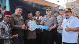 Bedah Rumah Mbah Sojo Tuntas, Bupati dan Kapolres Hadiri Peresmian