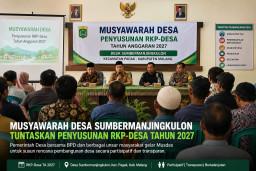 Musyawarah Desa Sumbermanjing Kulon Tuntaskan Penyusunan RKP Desa Tahun Anggaran 2027