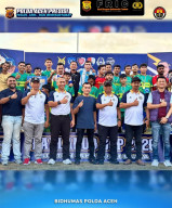 Kapolda Aceh Turut Saksikan Final Danlanud Cup III Tahun 2026 Di Aceh Besar