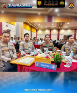 Kapolda Aceh Buka Rakernis Fungsi Keuangan Tahun Anggaran 2026
