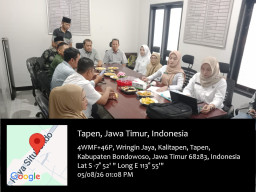 DPMD Bondowoso Supervisi Kesiapan Desa Kalitapen Hadapi Penilaian Desa Berkinerja Baik Pencegahan Stunting