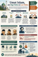 Umat Islam, dari High Politics ke Low Politics