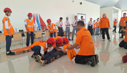 Diawali di Kota Pasuruan dan Gresik, Kolaborasi BPBD Jatim Kenalkan Edukasi Bencana di Sekolah Rakyat Se-Jatim