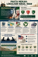 Pakta Mekah: Lokalisir Israil-Iran