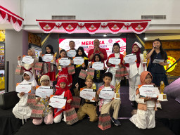 Dengan Baju Pejuang Ala Bung Tomo, Chiaro Raih Juara 1 Story Telling