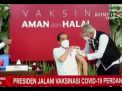 Presiden Jokowi Menjadi yang Pertama Mengawali Vaksinasi Covid-19 di Indonesia