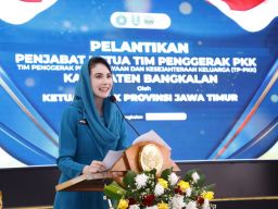 Lantik Pj Ketua TP PKK Bangkalan, Arumi Pesankan Bina Sinergitas Lintas Sektor