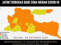 Jatim Tak Lagi Zona Merah, Khofifah: Jangan Kendor Terapkan Prokes