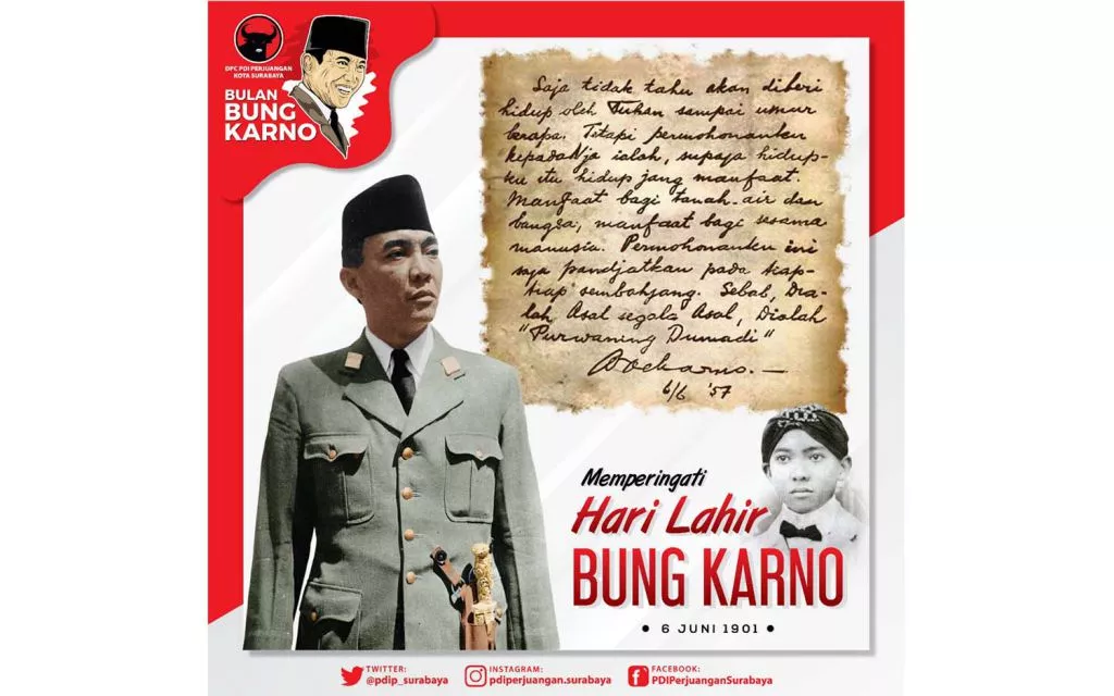 PDIP Surabaya Gelar Lomba Foto dan Parikan Online di Bulan Bung Karno