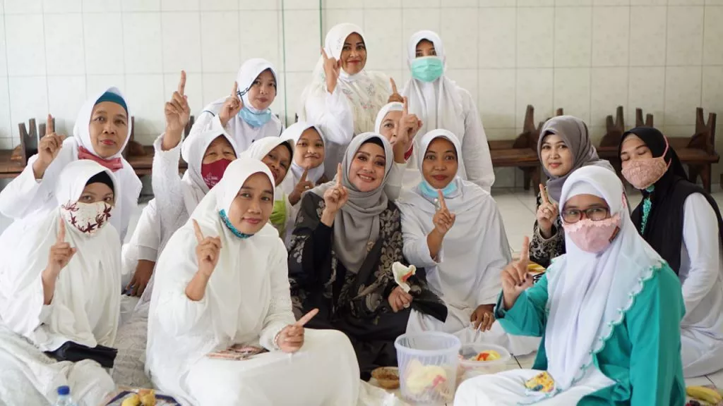 Pengajian Bareng Fatayat NU Wonoayu, Yuk Lia Paparkan Visi Misi BHS