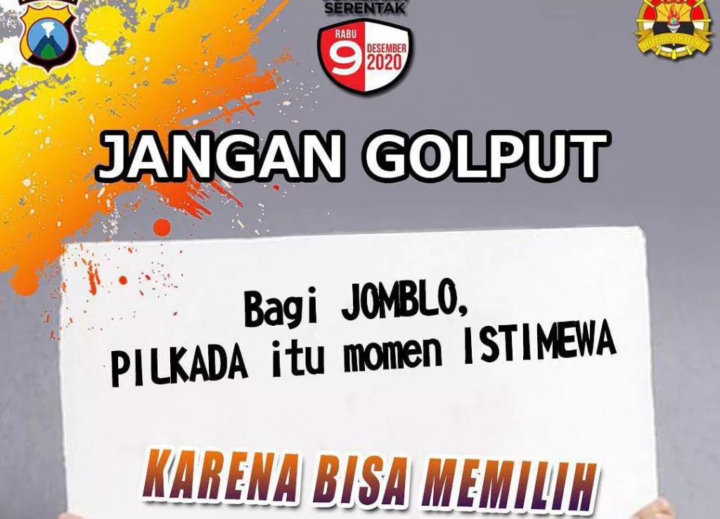 Pilkada Sidoarjo, Jomblo Diingatkan Tidak Golput