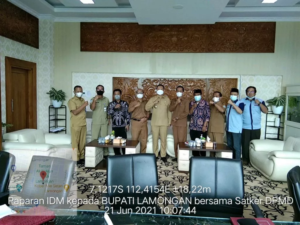 Kabupaten Lamongan meraih peringkat 27 Nasional dalam Pemutahiran Data IDM