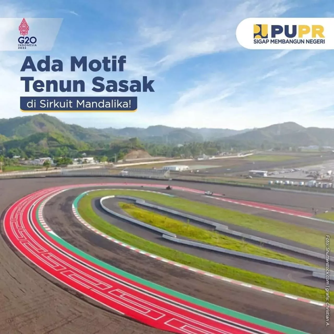 ADA MOTIF TENUN SASAK DI SIRKUIT MANDALIKA