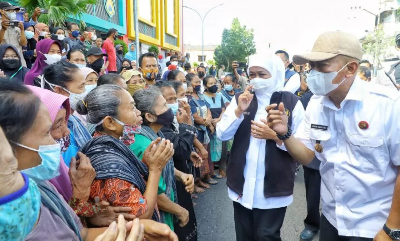 Gubernur Khofifah Pastikan Stok dan Suplai Bahan Pangan di Jatim Aman Jelang Lebaran