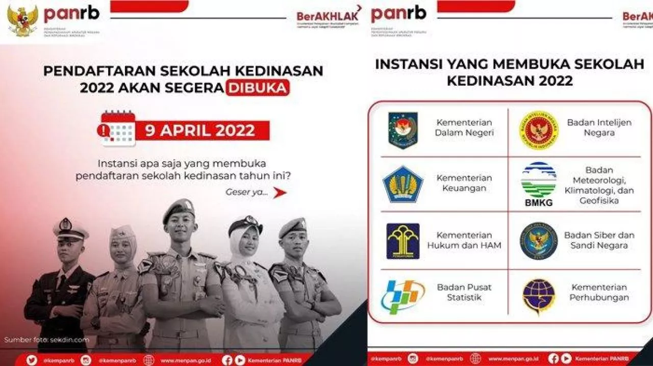 30 Sekolah Kedinasan Buka Pendaftaran
