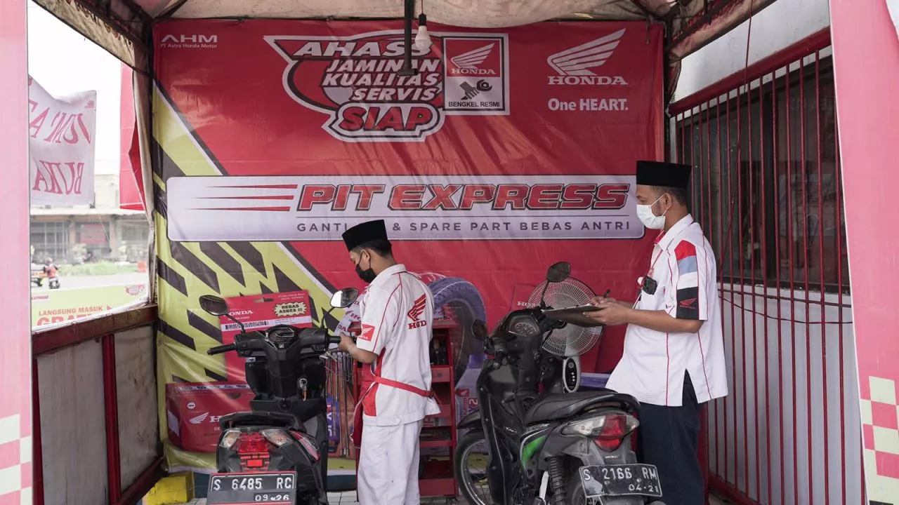 Mudik Lebaran 2022 MPM Honda Jatim Siagakan 23 Bengkel AHASS Jaga