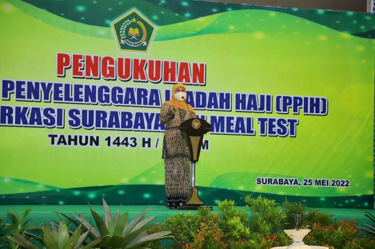 Pengukuhan Pengurus Ibadah Haji Embarkasi surabaya
