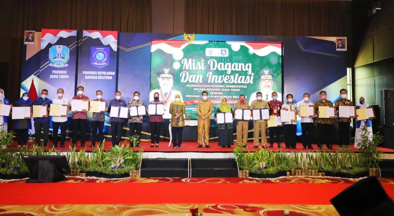 Gubernur Khofifah Bertekad  Tingkatkan Jejaring Konektivitas Antar Daerah