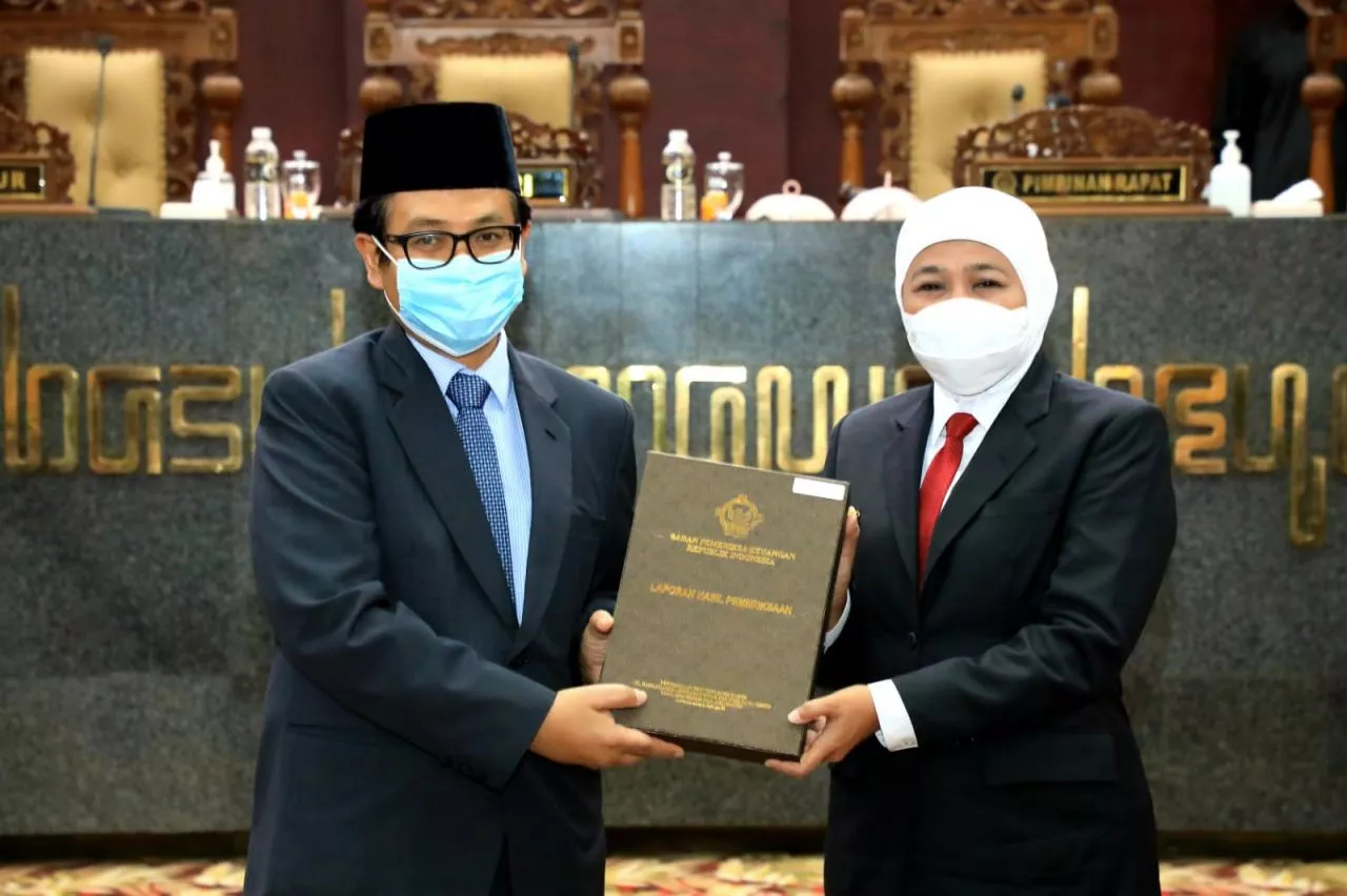 Jatim Raih Opini WTP dari BPK atas LKPD TA 2021