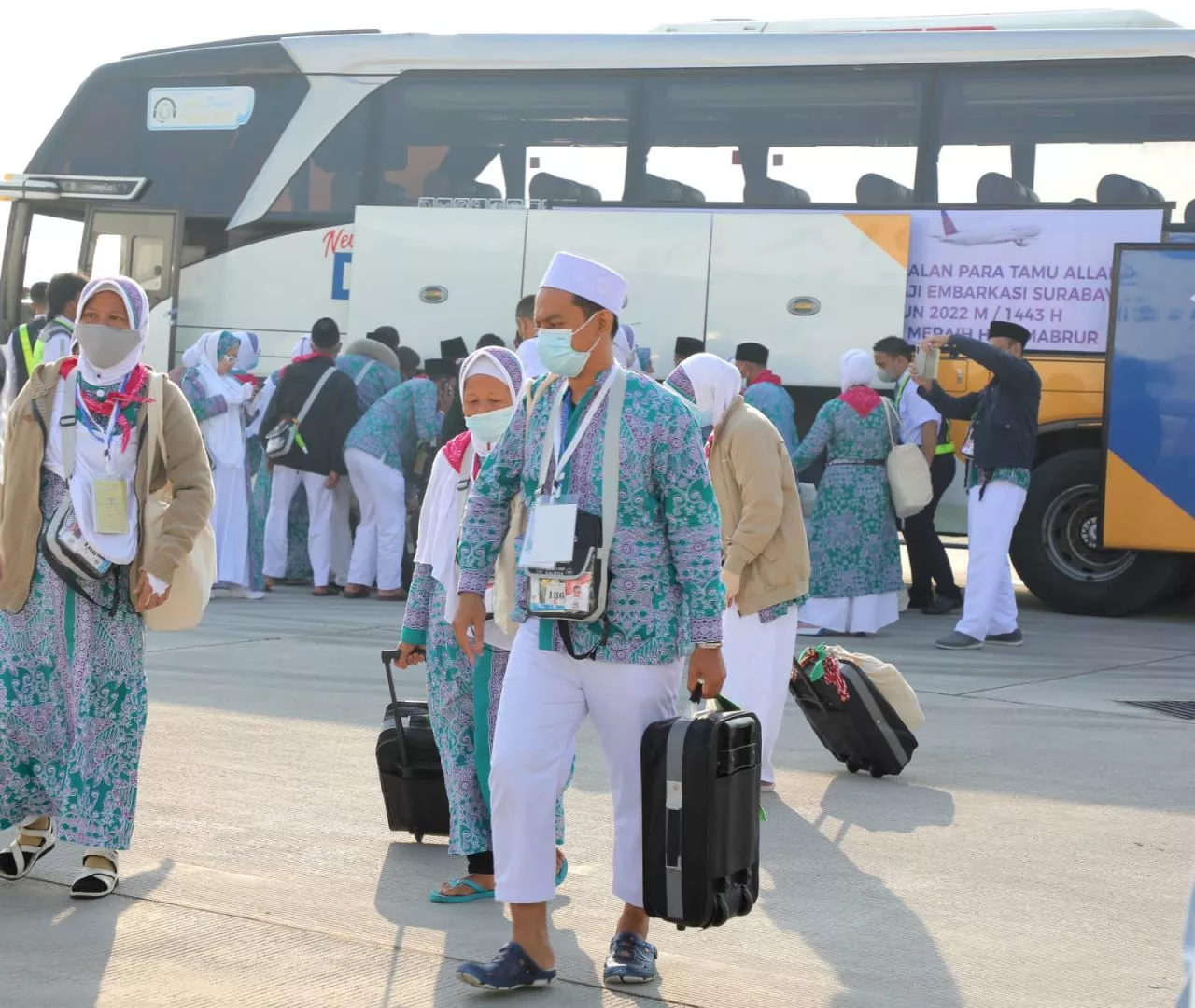 Jamaah Haji Kloter Pertama Asal Jatim Telah Berangkat Lewat Juanda