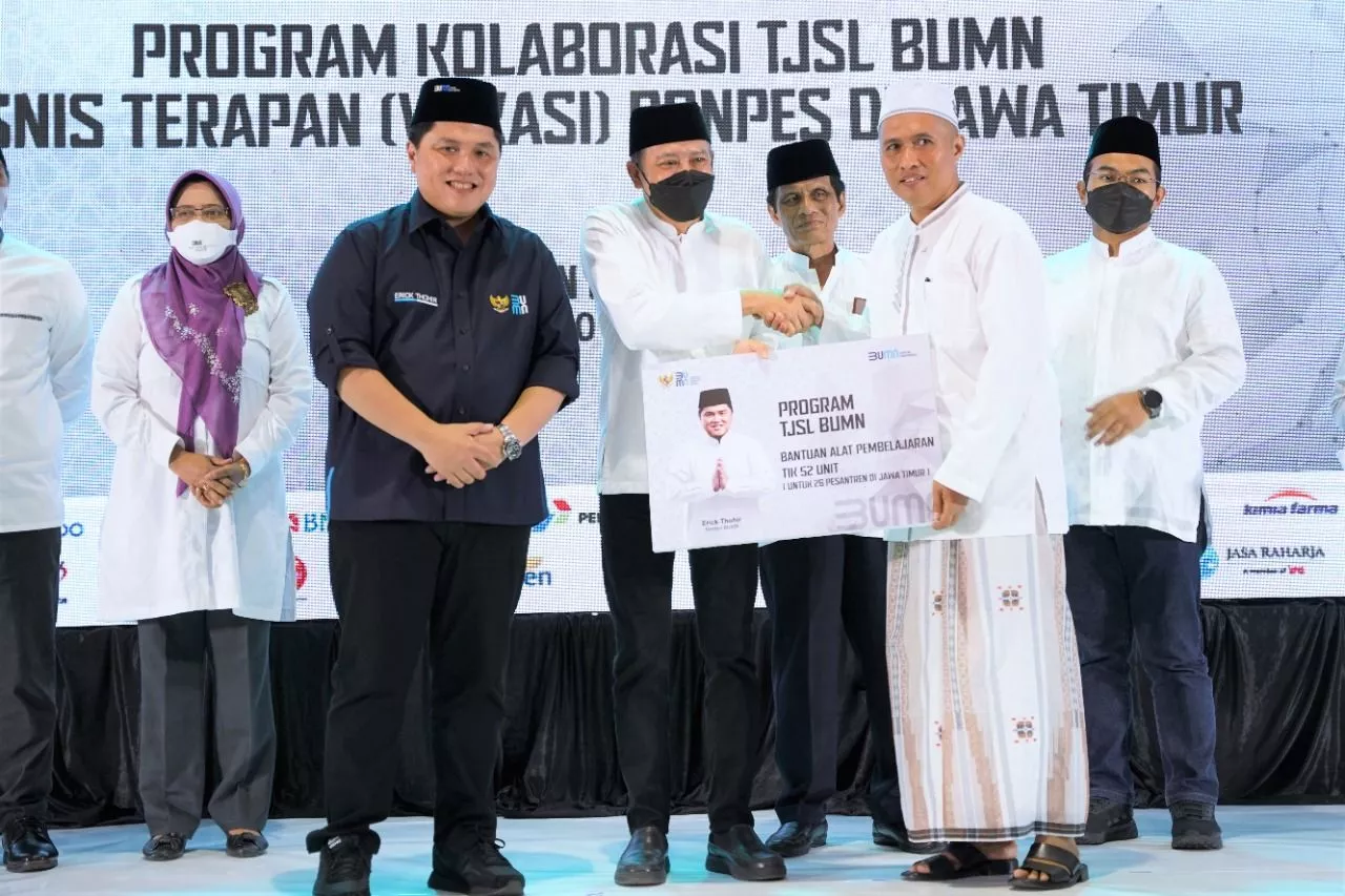 SIG Bersama 31 BUMN, Menyelenggarakan Pelatihan Bisnis Terapan yang Diikuti 26 Pondok Pesantren di Jawa Timur