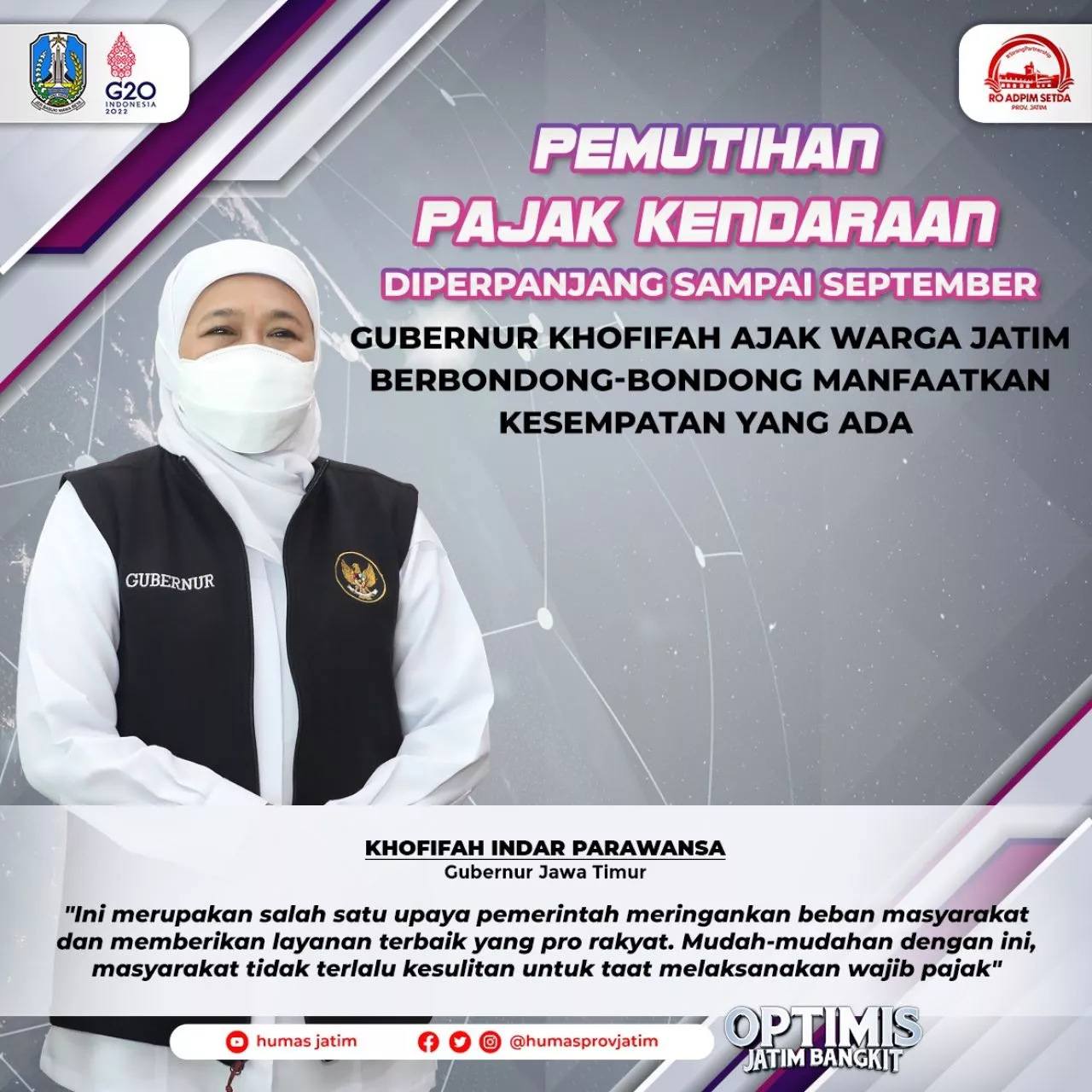 Pemutihan Pajak Kendaraan Diperpanjang Sampai September