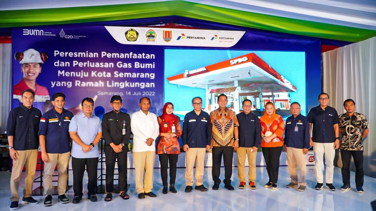 Dirjen Migas Resmikan SPBG Penggaron dan Mangkang