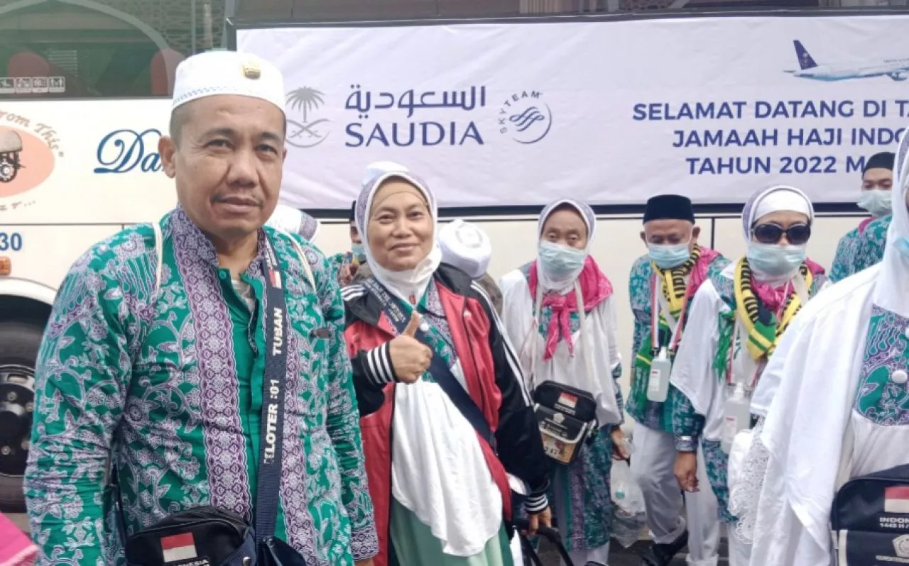 Kloter Pertama Jamaah Haji Debarkasi Surabaya Sudah Tiba di Asrama Haji
