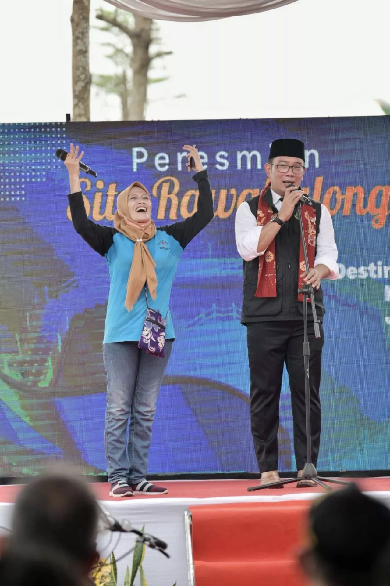 Ridwan Kamil Resmikan Situ Rawa Kalong Hasil Revitalisasi