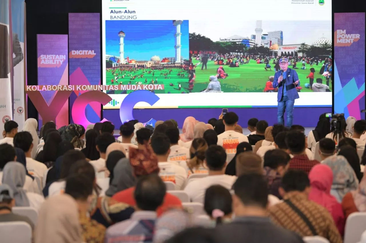 Jadi Pembicara Youth City Changers, Ridwan Kamil: Sediakan Ruang Publik untuk Pemuda Berkreasi