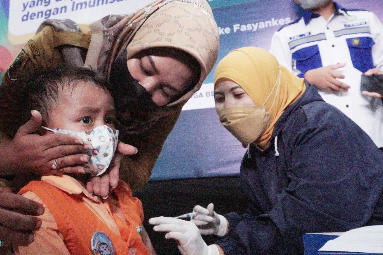 Pemkot Mojokerto Mulai Serentak Pelaksanaan Bulan Imunisasi Anak Nasional (BIAN) di 9 Titik