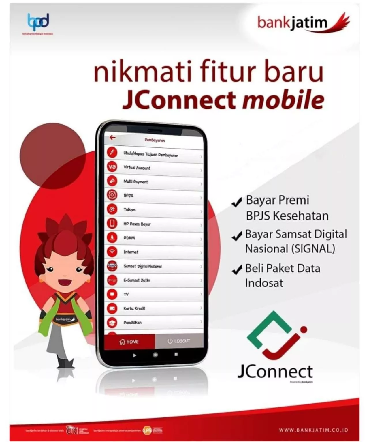 Kepada Bank Jatim, Khofifah: Eling Lan Waspodo, Kompetisi Perbankan Makin Ketat