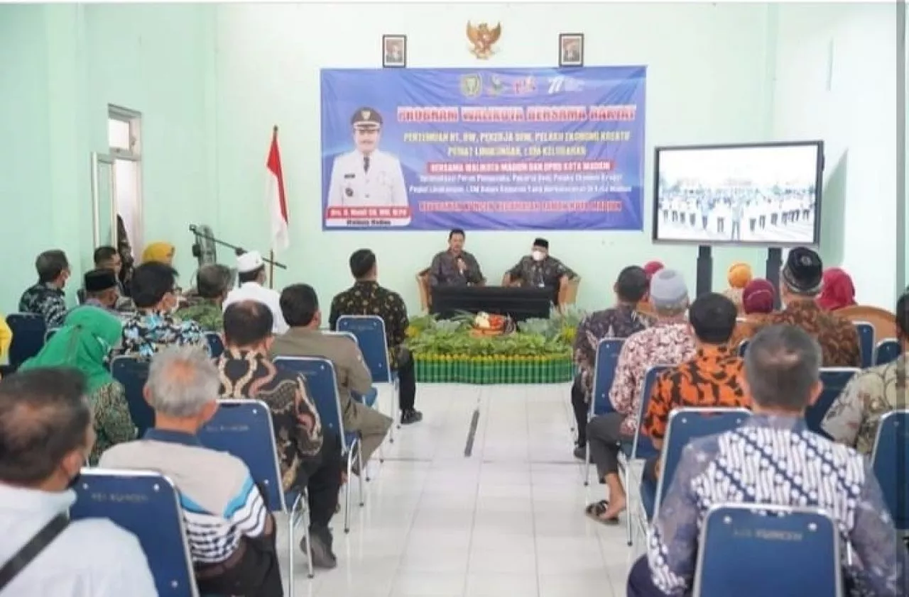 Wali Kota Madiun Sampaikan Rencana Pembangunan di Kelurahan Kuncen