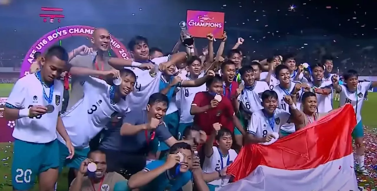 TIMNAS Sepakbola U-16 Menang Lawan Vietnam